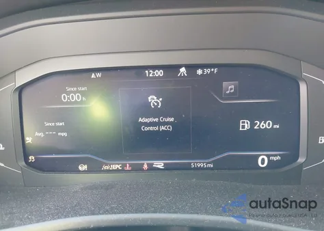 2022 Volkswagen Atlas 3.6L V6 Sel R-Line из США, поврежденный, VIN 1V2AR2CA3NC506856